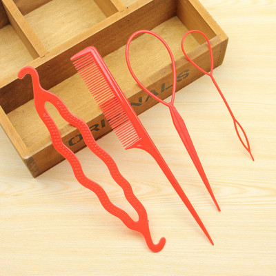 4 tk/komplekt Tüdrukutele Magic Donuts Bun Maker Naiste Juukseaksessuaarid Punutised Stiilid Juuksenõelad Keeratavad Juukseklambrid Stiilitööriistad Aksessuaarid