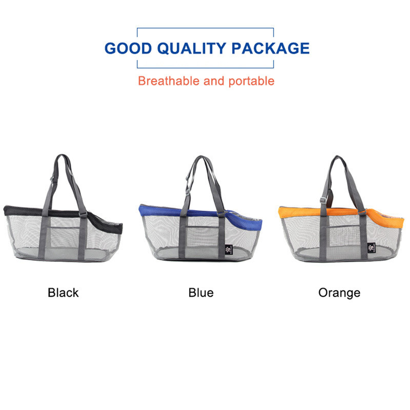 Hingavast võrgust lemmiklooma kandekott Kaasaskantav kott reguleeritava õlarihmaga koertele ja kassidele lemmikloomakandjad ja kotid lemmikloomatoode