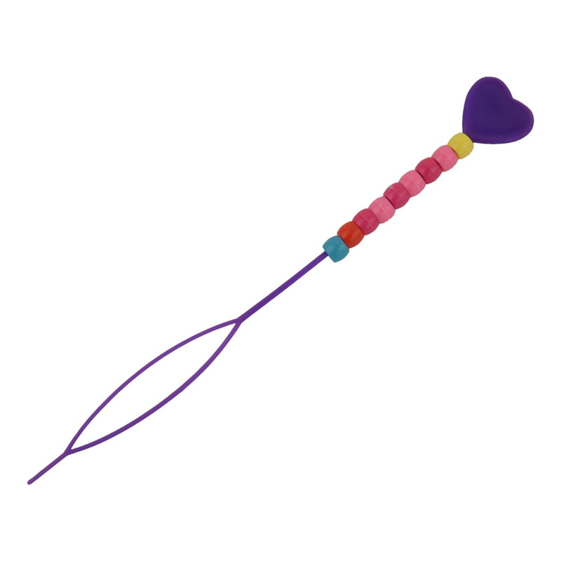 3X daami värvilised plasthelmed, juuksepunutised hobusesaba kujundamise tööriist