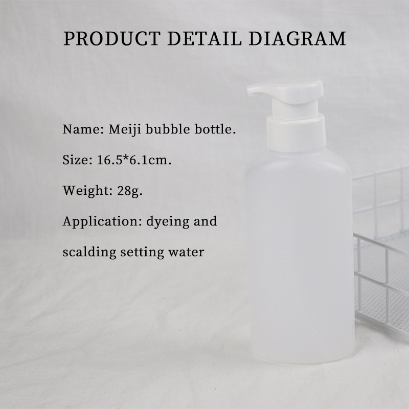 Juuksuri PET tühi pressitud seep vahutav pudel kosmeetika aplikaator konteiner meik reisimullitaja juuksurisalongi tööriist