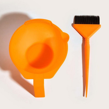 Инструмент Смесител за боя за коса Аксесоари за оформяне Купа за боядисване на коса Фризьорски инструмент за оцветяване Комплект за боядисване на коса Четка за боядисване на коса