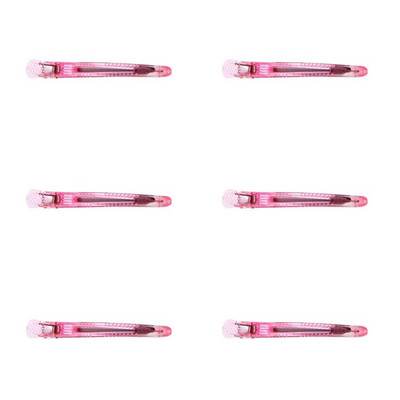 6kom/set Duga kopča za kosu bez nabora, slatkih boja, ružičasto plava kopča za pačji kljun, frizerski alat za oblikovanje kuće