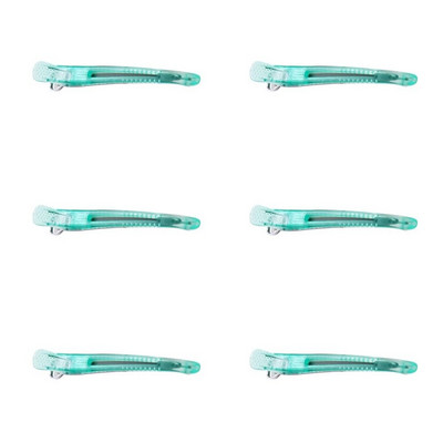 6kom/set Duga kopča za kosu bez nabora, slatkih boja, ružičasto plava kopča za pačji kljun, frizerski alat za oblikovanje kuće