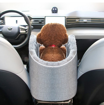 Φορητή κονσόλα σκύλου Τσάντες ταξιδιού για κάθισμα αυτοκινήτου Πλενόμενες αντιολισθητικές τσάντες μεταφοράς αυτοκινήτου Booster Dog Cat Carrier Seat Seat Supplies Pet Supplies bolso para perros