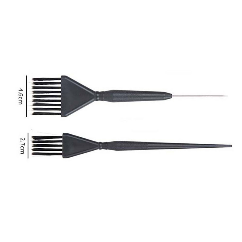 Plaukų dažų šukos Formavimo priedai Plaukų dažų aplikatorius Plaukų dažymo šepetys Kirpyklos atspalvis įrankis Plaukų dažų spalvų šepetys