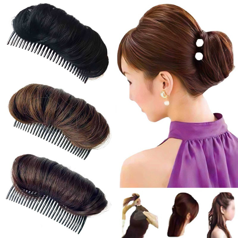 Invisible Fluffy Jastučić za kosu za kosu za žene Šiške Perika Ukosnica Pokrivala za kosu Ženski lijeni češalj za kosu Frizerski dodaci za kosu