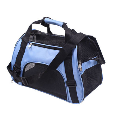 Lemmikloomakandja Pehme küljega kaasaskantav kott Koerte kandekott Kassikandja Väljaminev reisimine Hingav lemmikloomade käekott Crossbody Kokkupandav kott