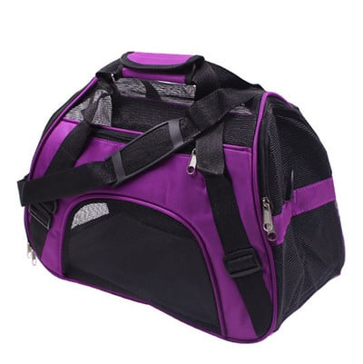 Lemmikloomakandja Pehme küljega kaasaskantav kott Koerte kandekott Kassikandja Väljaminev reisimine Hingav lemmikloomade käekott Crossbody Kokkupandav kott