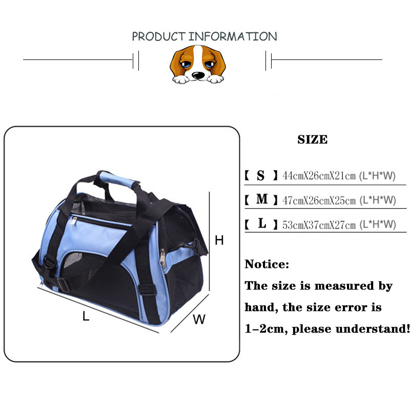 Lemmikloomakandja Pehme küljega kaasaskantav kott Koerte kandekott Kassikandja Väljaminev reisimine Hingav lemmikloomade käekott Crossbody Kokkupandav kott