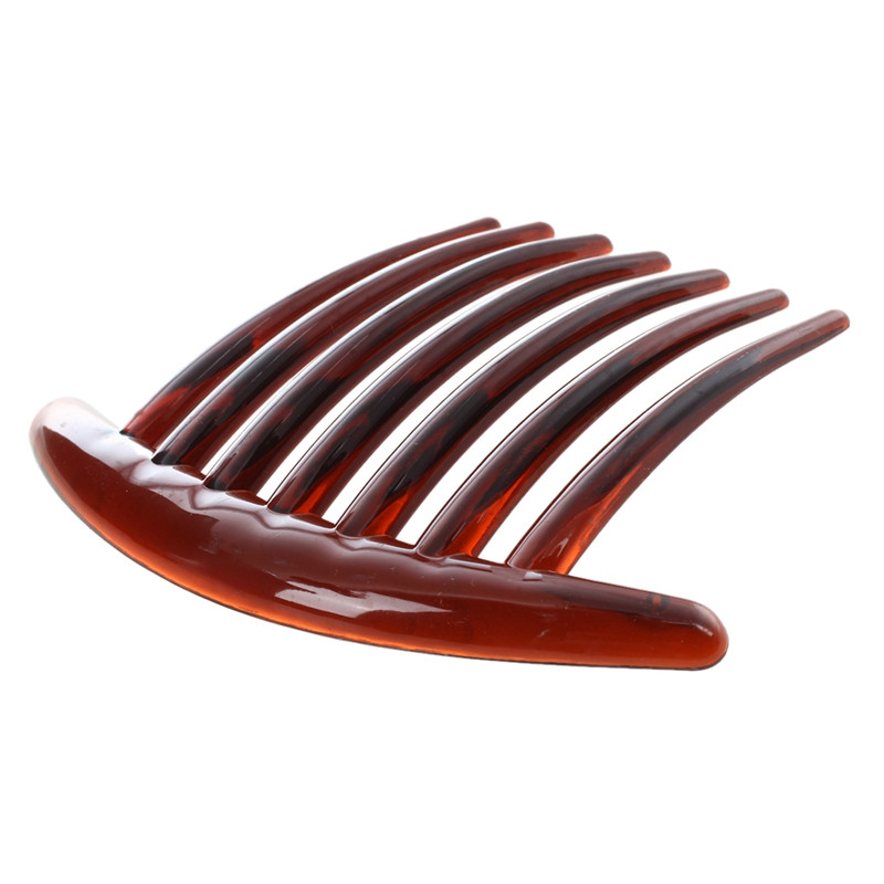 6 tk juuksekammi nööpnõelad, plastikust naiste pruun