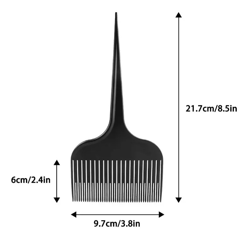Salon Dye Comb Brijač Profesionalna četka za frizere Frizerski češalj za stiliziranje Quick Prtition Češalj za bojanje frizera