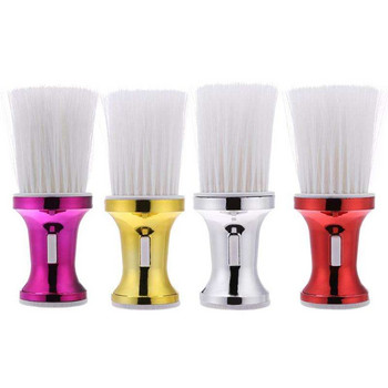 Λαβή φωτεινού χρώματος Βούρτσα κομμωτικής με απαλές τρίχες Pro Hair Cutting Neck Face Duster Cleaning Brush Hair Stylist Tools