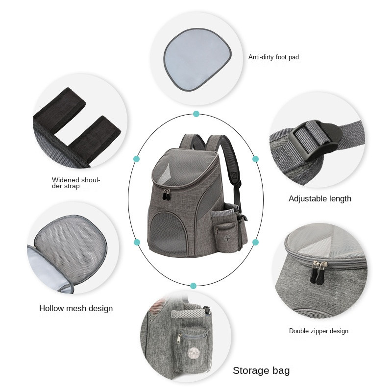 Lemmikott Koer Kass Kokkupandav kassikott Hingav kaasaskantav lemmiklooma seljakott