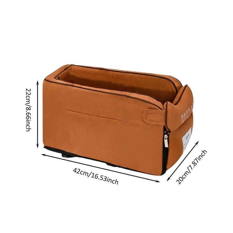 Automobilsko sjedalo za kućne ljubimce Središnja konzola Sjedalo za kućne ljubimce Interaktivna nosiljka za kućne ljubimce za male mini pse, mačke, putna torba za čivavu koja se može prati