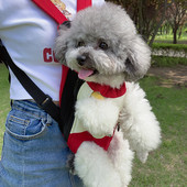 Canvas lemmiklooma seljakoti kandja väikesele keskmisele koerale prantsuse buldogi chihuahua õues reisimiseks õlg ees, rind, kassi kandmine