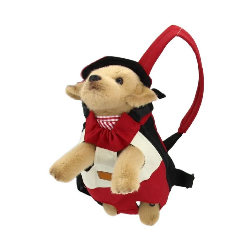 Canvas lemmiklooma seljakoti kandja väikesele keskmisele koerale prantsuse buldogi chihuahua õues reisimiseks õlg ees, rind, kassi kandmine