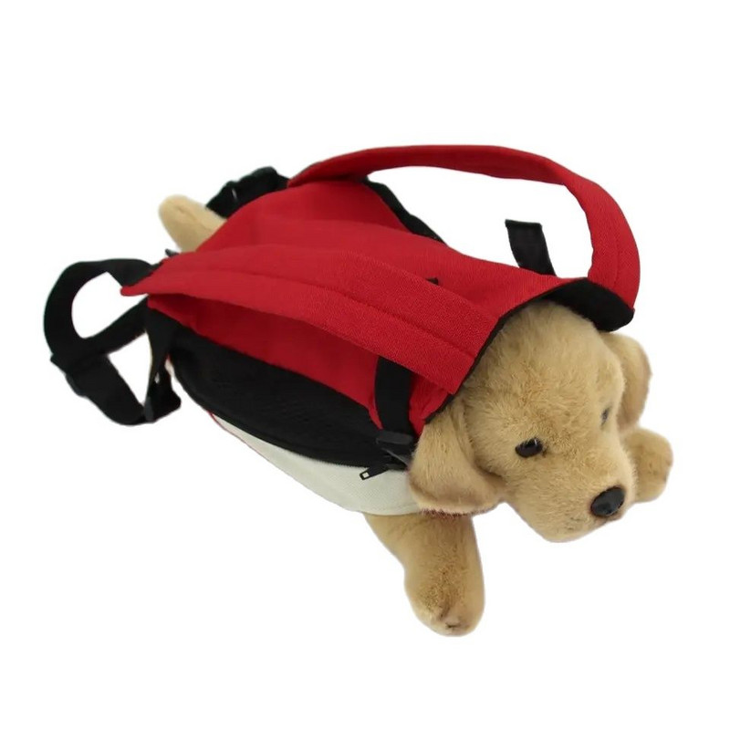 Canvas lemmiklooma seljakoti kandja väikesele keskmisele koerale prantsuse buldogi chihuahua õues reisimiseks õlg ees, rind, kassi kandmine