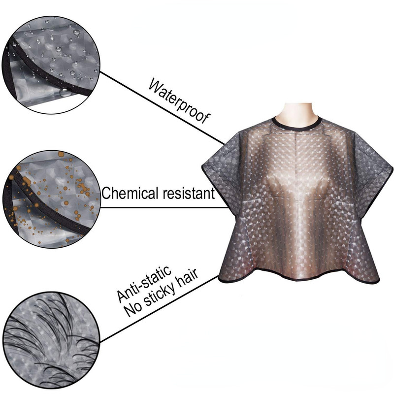 Pelerină profesională pentru coafură, impermeabilă, pentru vopsirea părului, șorț pentru salon