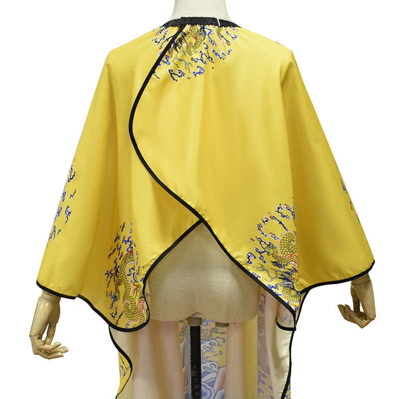 Salongi Juukselõikus Cape Dragon Muster Hiina stiil täiskasvanute juuksuri põlle Juukselõikus Cape Kodu Mood Stiil Present Juuksuri Tööriistad