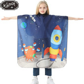 Frizerski salon Brijač Posebna dječja tkanina za šišanje Vodootporna neljepljiva kosa Crtić Odjeća za kućnu frizuru za bebe Šal Pelerina Pregača