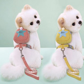 Ham pentru câini cu geantă Rucsac drăguț pentru animale de companie, cu set de lesă, stea cu cinci colțuri, decorare pentru animale de companie, pentru plimbări zilnice, antrenament de drumeții