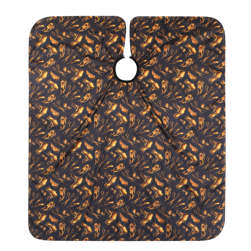 2019 m. naujas kirpimas kirpėjas kirpėjas audinio raštas poliesterio prijuostė plaukų palto dizainas kirpyklos reikmenys kirpyklos suknelė