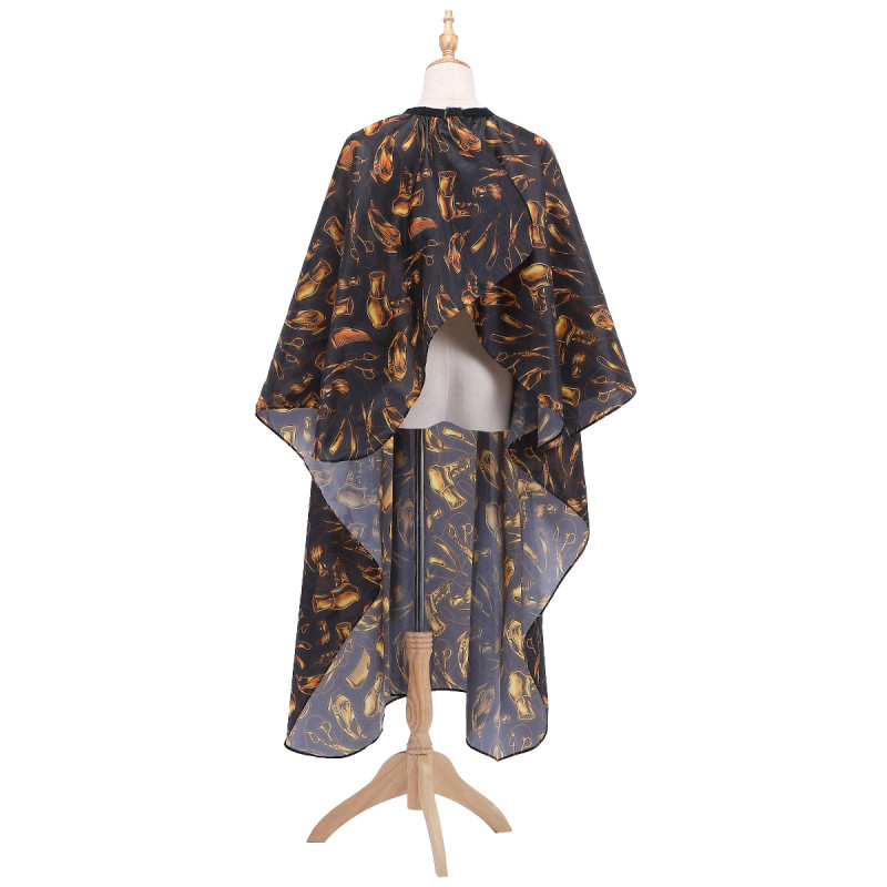 2019 m. naujas kirpimas kirpėjas kirpėjas audinio raštas poliesterio prijuostė plaukų palto dizainas kirpyklos reikmenys kirpyklos suknelė