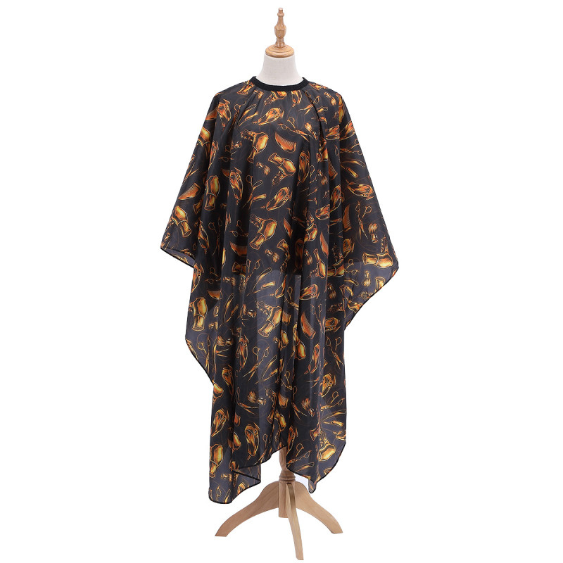 2019 m. naujas kirpimas kirpėjas kirpėjas audinio raštas poliesterio prijuostė plaukų palto dizainas kirpyklos reikmenys kirpyklos suknelė