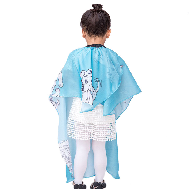 Laste multifilm Veekindel juuksur Cape Rocket Muster Salong Juuksur Juuksemähis Värvimine Juukselõikus Pehme riie Stiilitööriistad