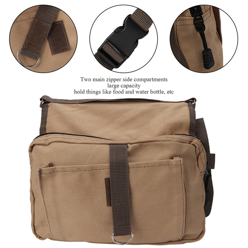 Pas na otvorenom s bočnom torbom Torba za pse Putovanje, kampiranje, planinarenje Ruksak torba za sedlo Ruksak za srednje ili velike pse