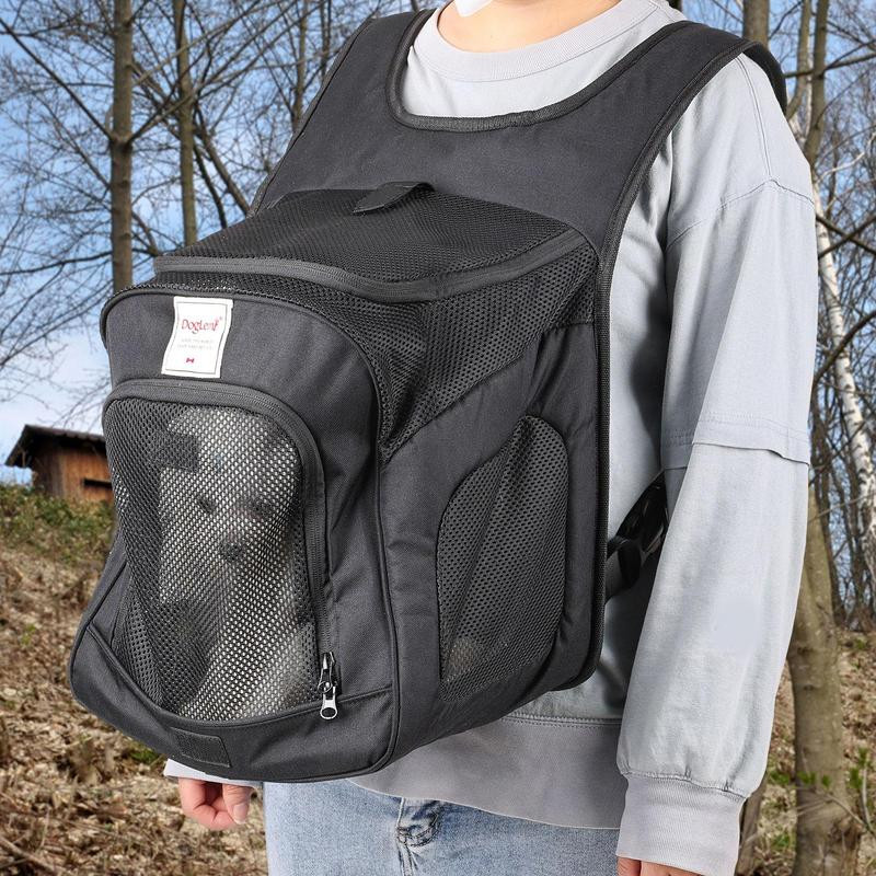 Naminių gyvūnėlių kuprinė Kvėpuojantis šunų kelioninis krepšys su ventiliuojamu tinkleliu laisvų rankų kuprinė, skirta žygiams Mažos vidutinės katės šunys augintiniai