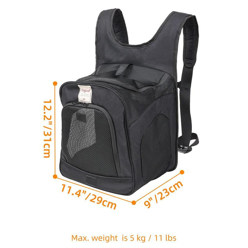 Naminių gyvūnėlių kuprinė Kvėpuojantis šunų kelioninis krepšys su ventiliuojamu tinkleliu laisvų rankų kuprinė, skirta žygiams Mažos vidutinės katės šunys augintiniai