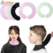 Minkštas silikoninis plaukų kirpimo apykaklės pelerinos Kaklo skydas salonas Kirpykla Kirpykla Plaukų dažai Vandeniui atsparus kaklo įvyniojimas Kirpėjo priedai