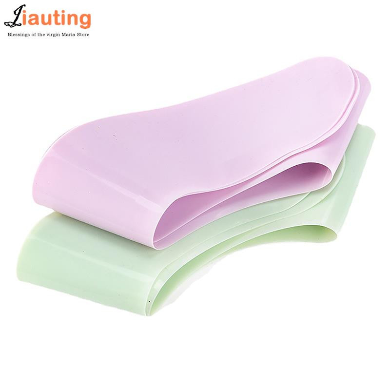 Minkštas silikoninis plaukų kirpimo apykaklės pelerinos Kaklo skydas salonas Kirpykla Kirpykla Plaukų dažai Vandeniui atsparus kaklo įvyniojimas Kirpėjo priedai