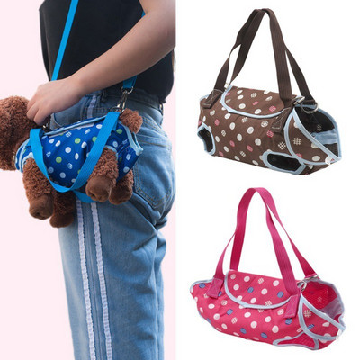 Τσάντα πλάτης μεταφοράς κατοικίδιων για κουτάβι γάτα Εξωτερική τσάντα ώμου ταξιδιού σκύλου Αναπνεύσιμη δικτυωτή τσάντα μονής σφεντόνας θήκη για σκύλους γάτες
