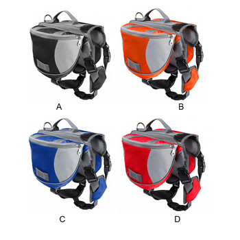 Oxford υφασμάτινη τσάντα σέλας κατοικίδιων ζώων S/M/L Μέγεθος επαναχρησιμοποιήσιμη λαβή ανύψωσης με πολλές τσέπες Casual ρυθμιζόμενη τσάντα σέλας για κατοικίδια