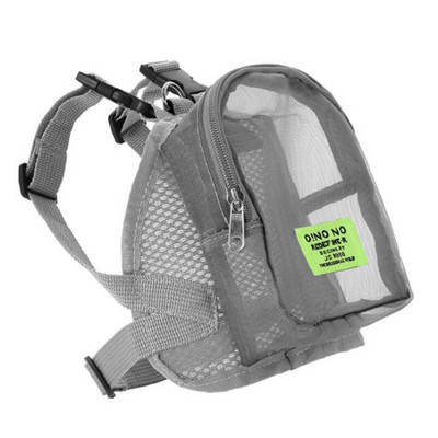 Võrgusilmast lemmikloomakoera seljakott Hingav veokott väikestele keskmistele kutsikatele Armsad Chihuahua koolikotid Lemmiklooma seljakotid Lemmikloomatarbed