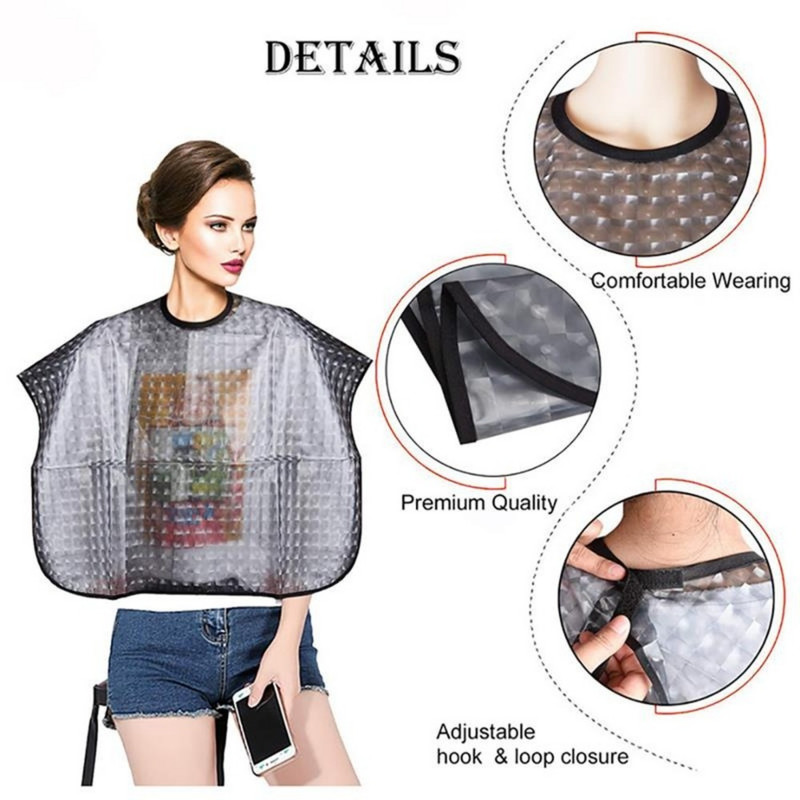 1tk Professionaalne TPU juuksurikeep veekindel juuksevärvimine mähised juuksuri õlapadjad juuksevärvimine juukselõikus põll salongi