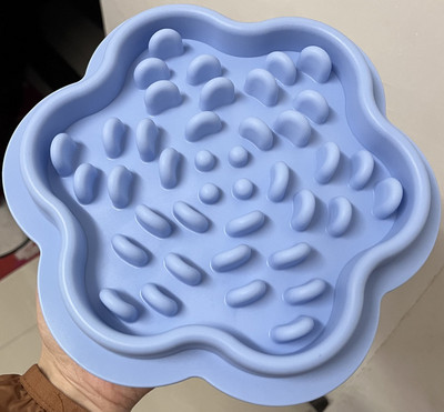 Silikoonist lemmiklooma lakkumisalus Kasside ja koerte aeglane toit, libisemiskindel plats, lemmiklooma kauss, lakkumisalus, koera aeglane matt lemmiklooma lakkumismatt, aeglane söötja