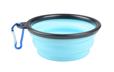 350 ml/1000 ml kokkupandav silikoonist lemmikloomakauss kaasaskantav kutsikate toidukonteiner kokkupandav söötja välikämpingu koerte tarvikute jaoks