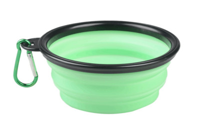 350 ml/1000 ml kokkupandav silikoonist lemmikloomakauss kaasaskantav kutsikate toidukonteiner kokkupandav söötja välikämpingu koerte tarvikute jaoks