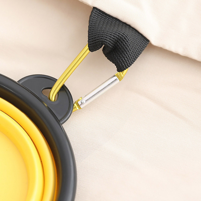 Zdjela za pse od 350 ml, prijenosna sklopiva zdjela za kućne ljubimce, sklopiva silikonska zdjela za vodu za pse, putovanja na otvorenom, posuda za hranu za štene, posuda za hranjenje