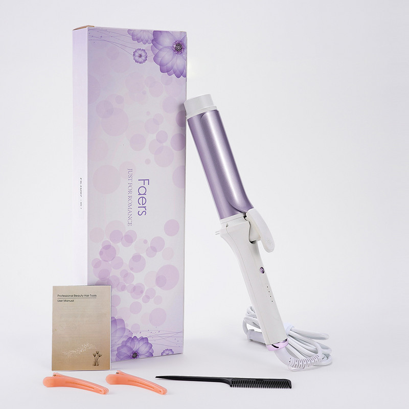 40 mm-es hajcsavarók negatív ionos kerámiaápoló nagy pálcahullámú hajformázó hajsütővas 3 hőmérsékletű gyors felmelegedés hajformázó eszközök