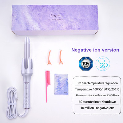 28 mm automaatsed juukserullid negatiivse iooniga keraamilised automaatsed pöörlevad rull-laine lokirullid kiire kuumenemisega kaasaskantavad juuste kujundamise tööriistad