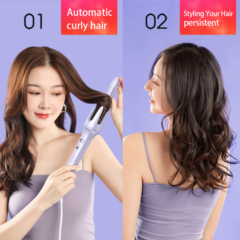 28 mm automaatsed juukserullid negatiivse iooniga keraamilised automaatsed pöörlevad rull-laine lokirullid kiire kuumenemisega kaasaskantavad juuste kujundamise tööriistad