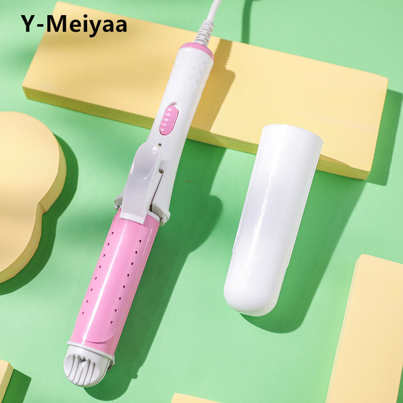 Daugiafunkcis 2 viename elektrinis plaukų garbanojimo geležies plaukų tiesintuvas su apsauga nuo dulkių Nešiojamas namų plaukų priežiūros formavimo įrankis 4#