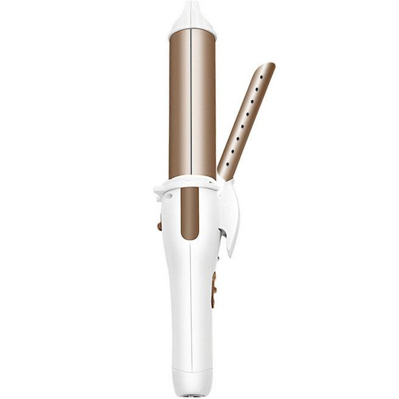 Daugiafunkcis 2 viename elektrinis plaukų garbanojimo geležies plaukų tiesintuvas su apsauga nuo dulkių Nešiojamas namų plaukų priežiūros formavimo įrankis 4#