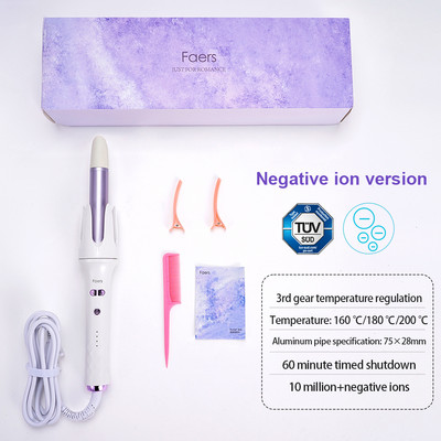 28 mm automaatne juuksekoolutaja keraamiline negatiivse iooniga juuksehooldus elektriline lokirull, automaatne pöörlev laine kiire soojenemise tööriist