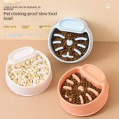 Kassikauss Aeglasetoidukauss Plastist aeglasetoidukauss Lämbumisvastane Pusle Koerakauss Kassikujuline Aeglasetoidukauss Kaasaskantav koerajoodik