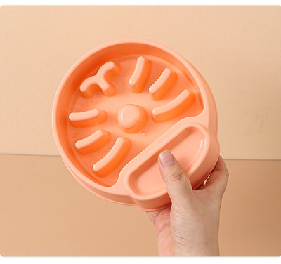 Kassikauss Aeglasetoidukauss Plastist aeglasetoidukauss Lämbumisvastane Pusle Koerakauss Kassikujuline Aeglasetoidukauss Kaasaskantav koerajoodik